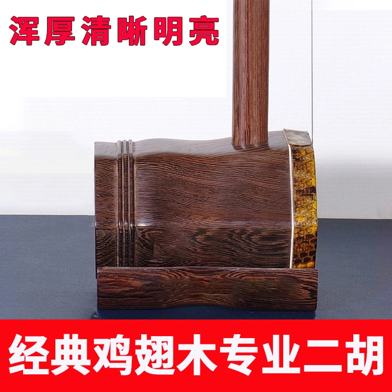 【送皮盒配件】精品鸡翅木东非老红木高档专业二胡通用二胡厂家直销