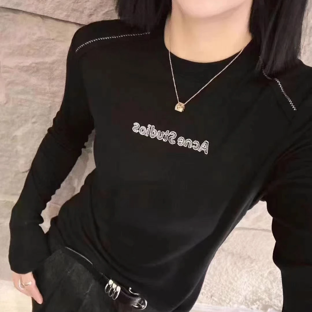 1091长袖时尚百搭女士上衣