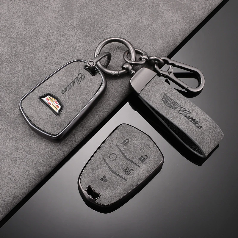 适用于凯迪拉克ct5钥匙套全包TPU皮纹xt5男xt4女xts/ct6保护壳包