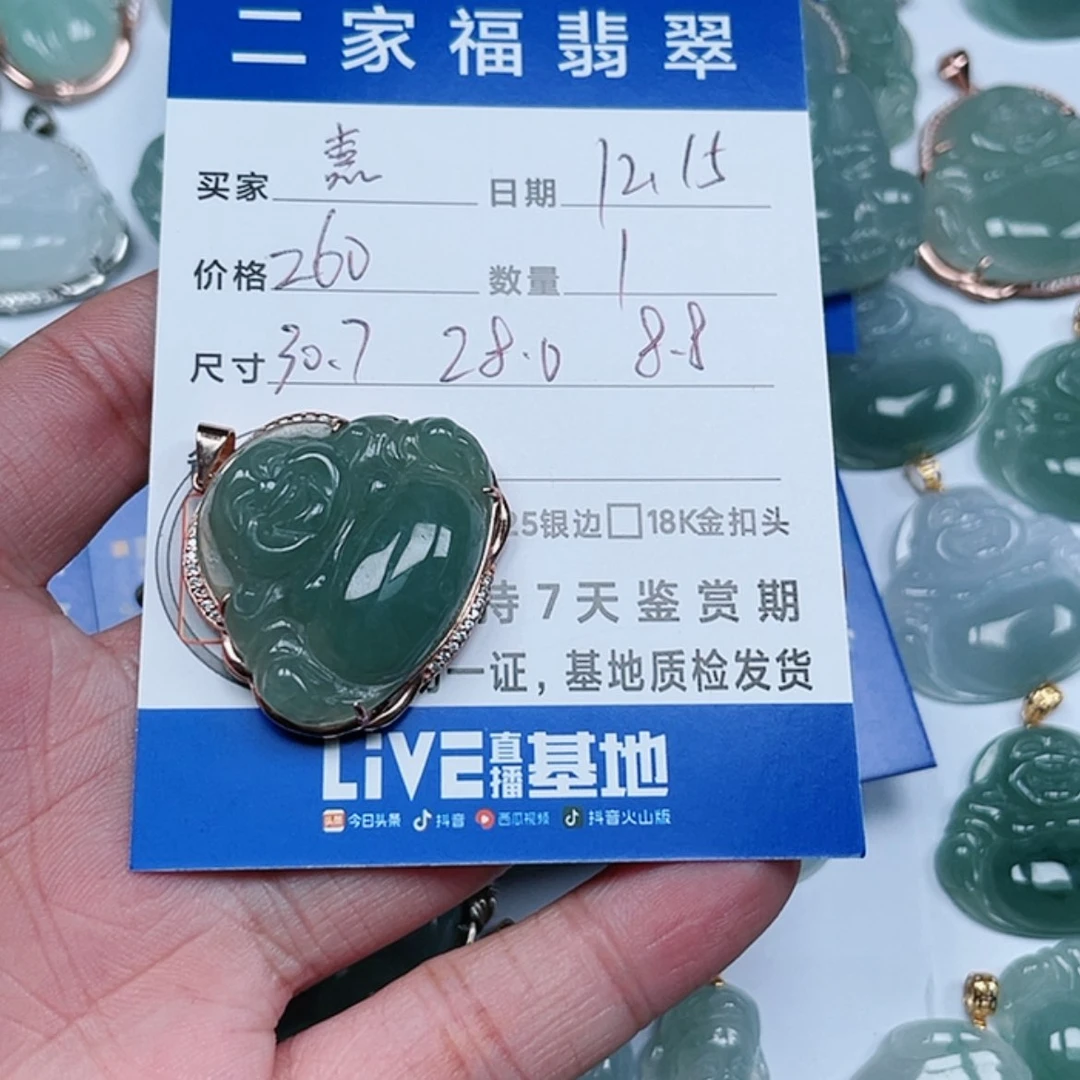 【闪购商品】翡翠颈饰银S925镶嵌?*