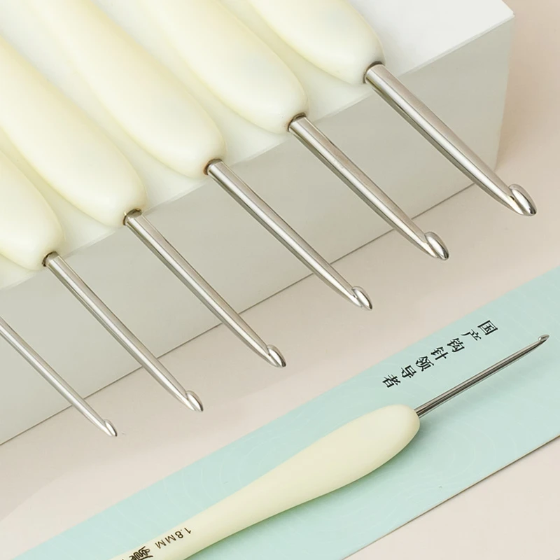 金 岚钩针树脂编织毛线手工花朵编织DIY勾针工具钩织小物件