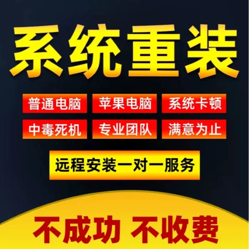 电脑重装系统Win10重装系统Win11系统重装纯净系统专业远程