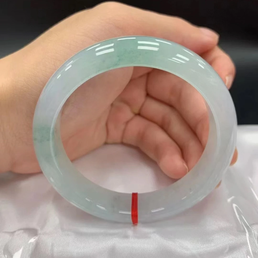 天然翡翠A货手镯正品冰种上等高货翡翠手镯送礼带证（多样发一）