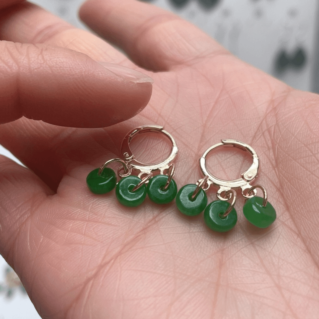 【闪购商品】翡翠耳饰未镶嵌