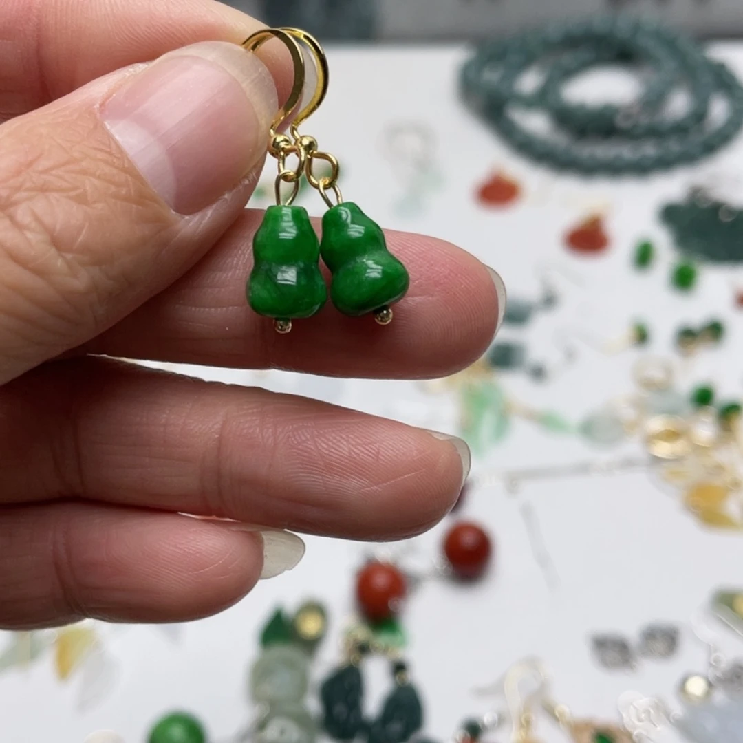 【闪购商品】翡翠耳饰未镶嵌