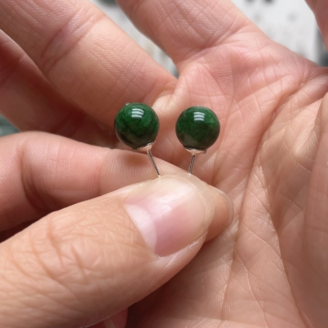 【闪购商品】翡翠耳饰未镶嵌