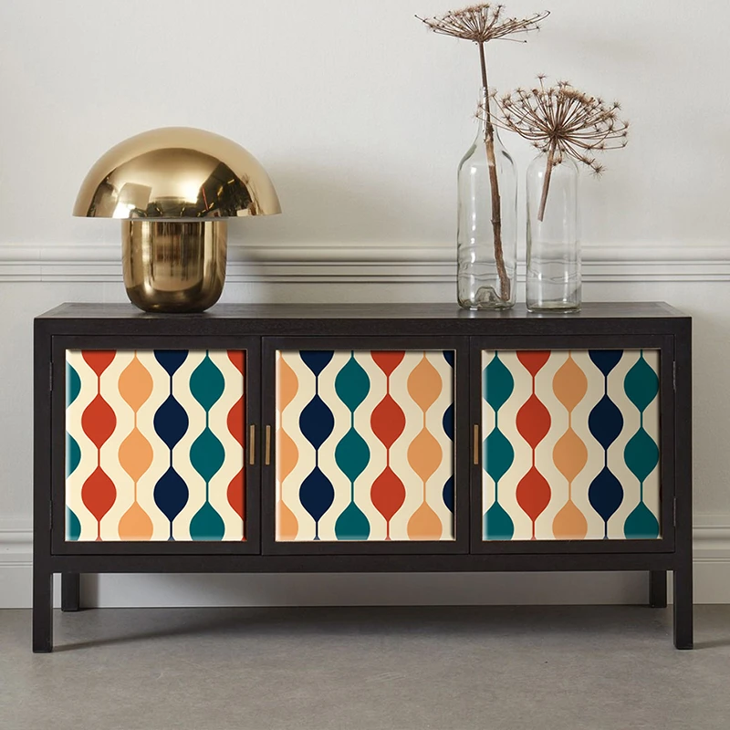 家具翻新贴纸旧柜子房间改造墙纸防水防潮自粘墙壁纸家用墙贴复古