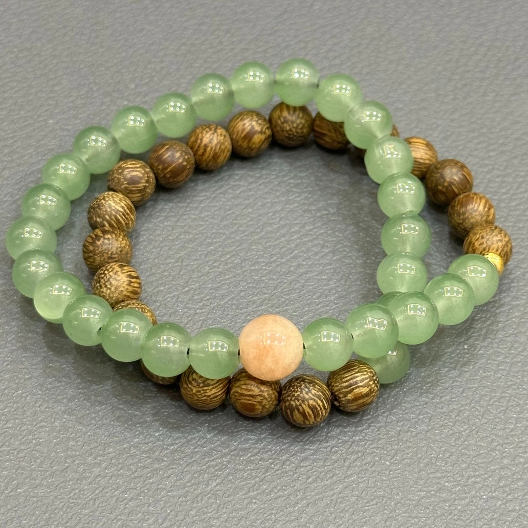 【A119】黑油檀香+东陵+太阳0.8双圈