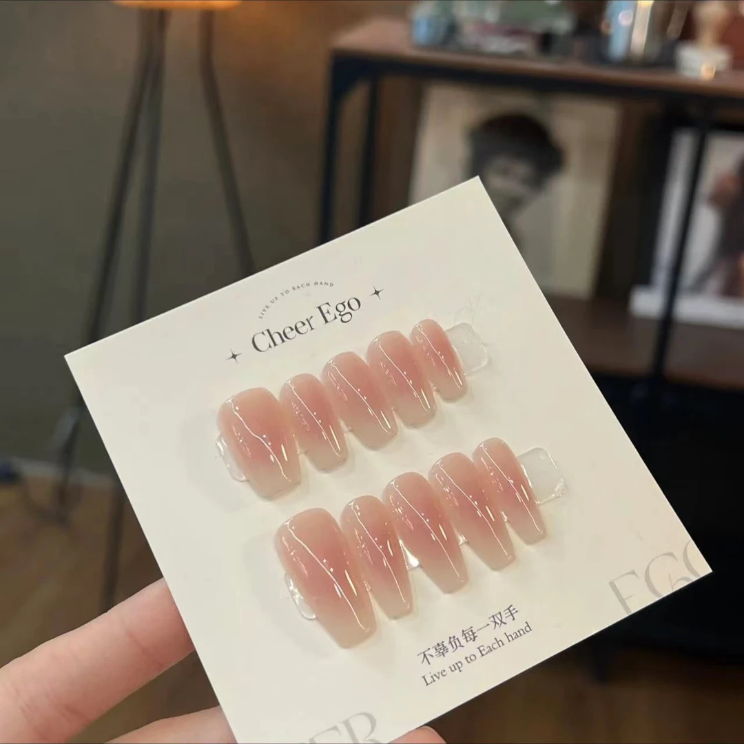 （软妹） 冰透高级显白时尚手工穿戴甲