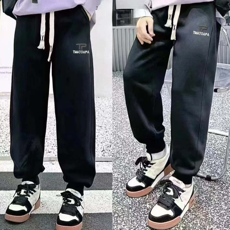 【420克】福利螺纹口加绒加厚吊染工艺裤子时尚