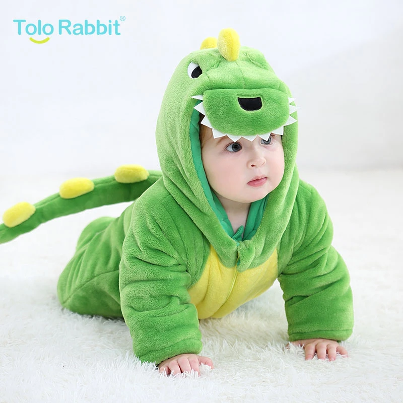 Tolo Rabbit/奇乐兔一件过冬款卡通可爱加棉加厚爬服拜年服(零5°)