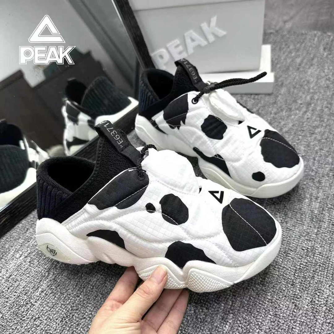 匹克态极6371休闲老爹鞋潮流百搭厚底减震加绒低帮冬季懒人鞋男