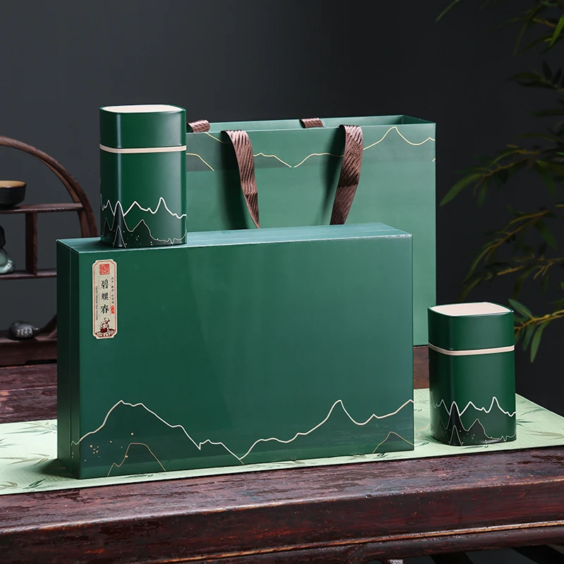 绿茶碧螺春礼盒装明前高档春节中秋节过节送人茶叶礼盒送长辈600g