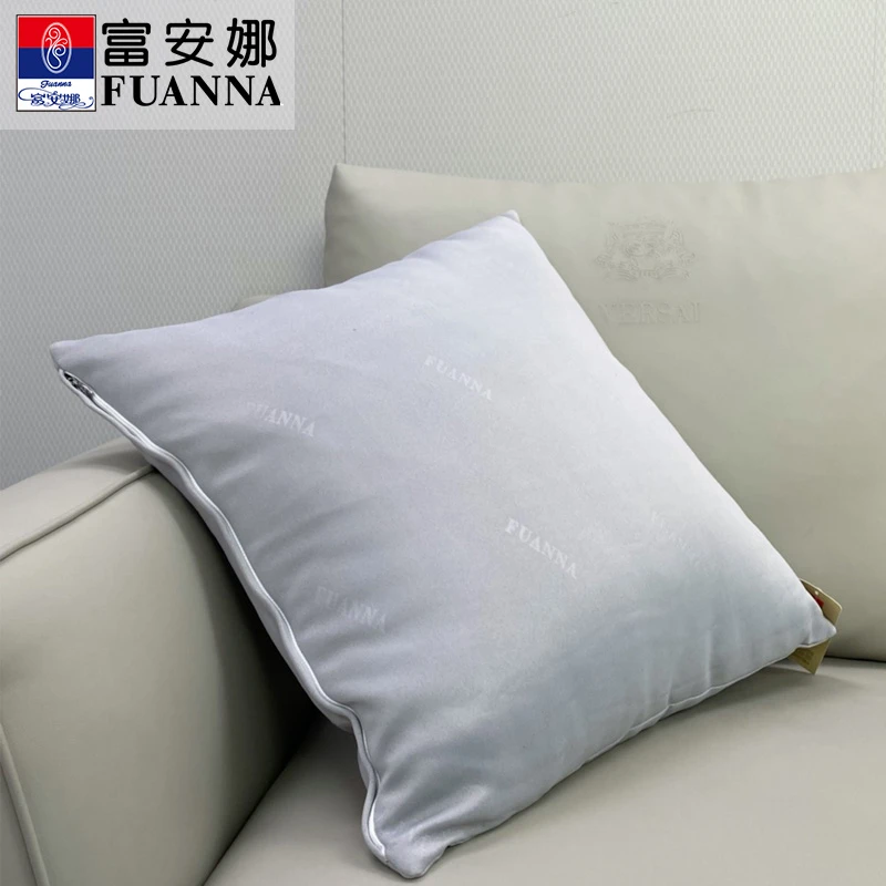 【富安娜家纺】方形抱枕家用沙发汽车颜色随机均花方抱轻奢简约枕芯