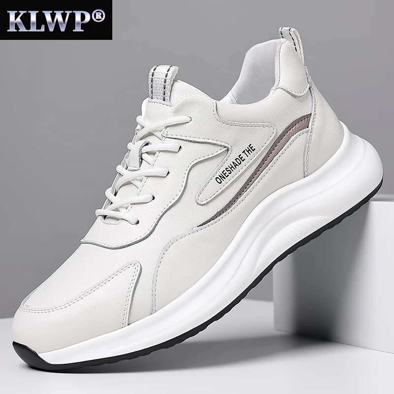 KLWP高档小白鞋男士休闲鞋秋冬季百搭运动鞋透气跑步鞋子男款潮鞋