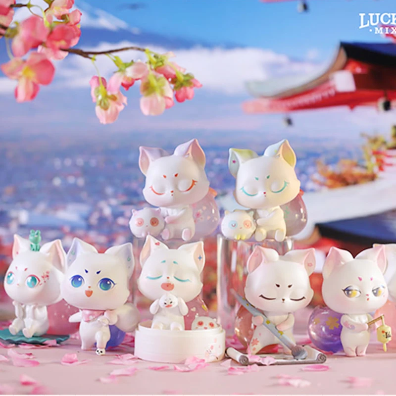 【新品】Kori郭斯特1-2代小狐狸妖怪镇神奇祈愿盲盒手办