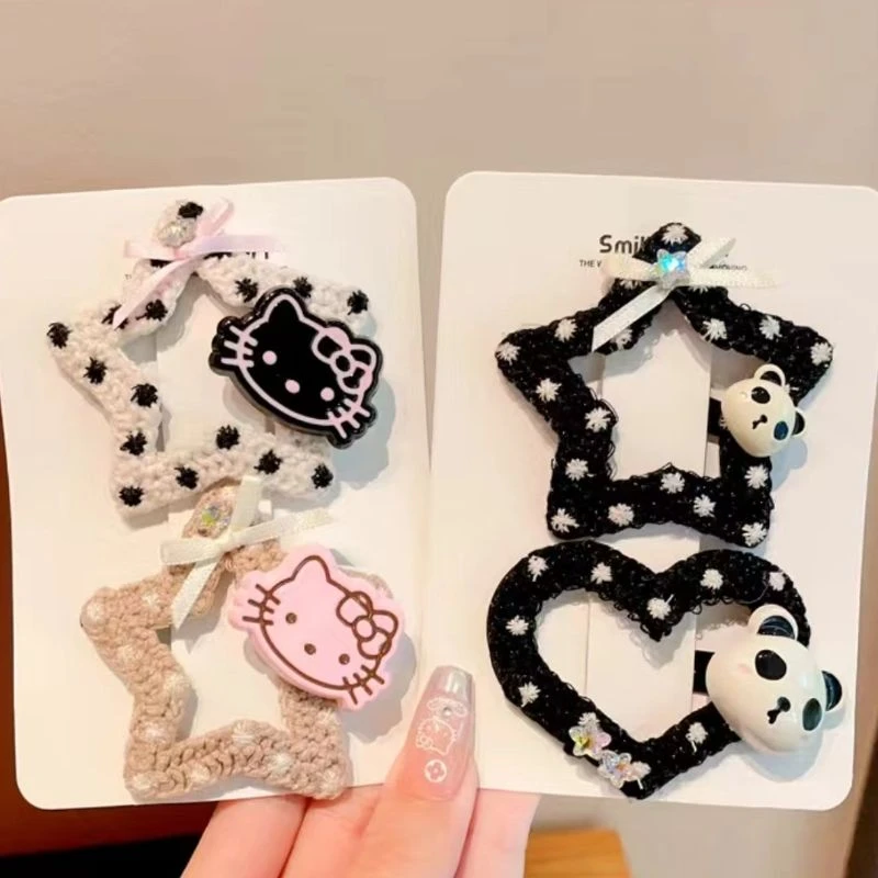 秋上秋季新穿搭可爱风星星发夹侧边刘海夹时尚卡通发卡bb夹碎发夹