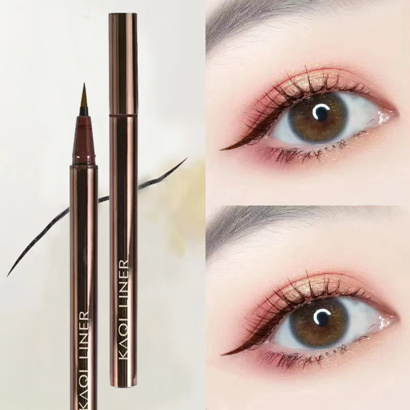 【网红同款】眼线笔防水防汗不晕染速干棕色黑色眼线笔硬头细头