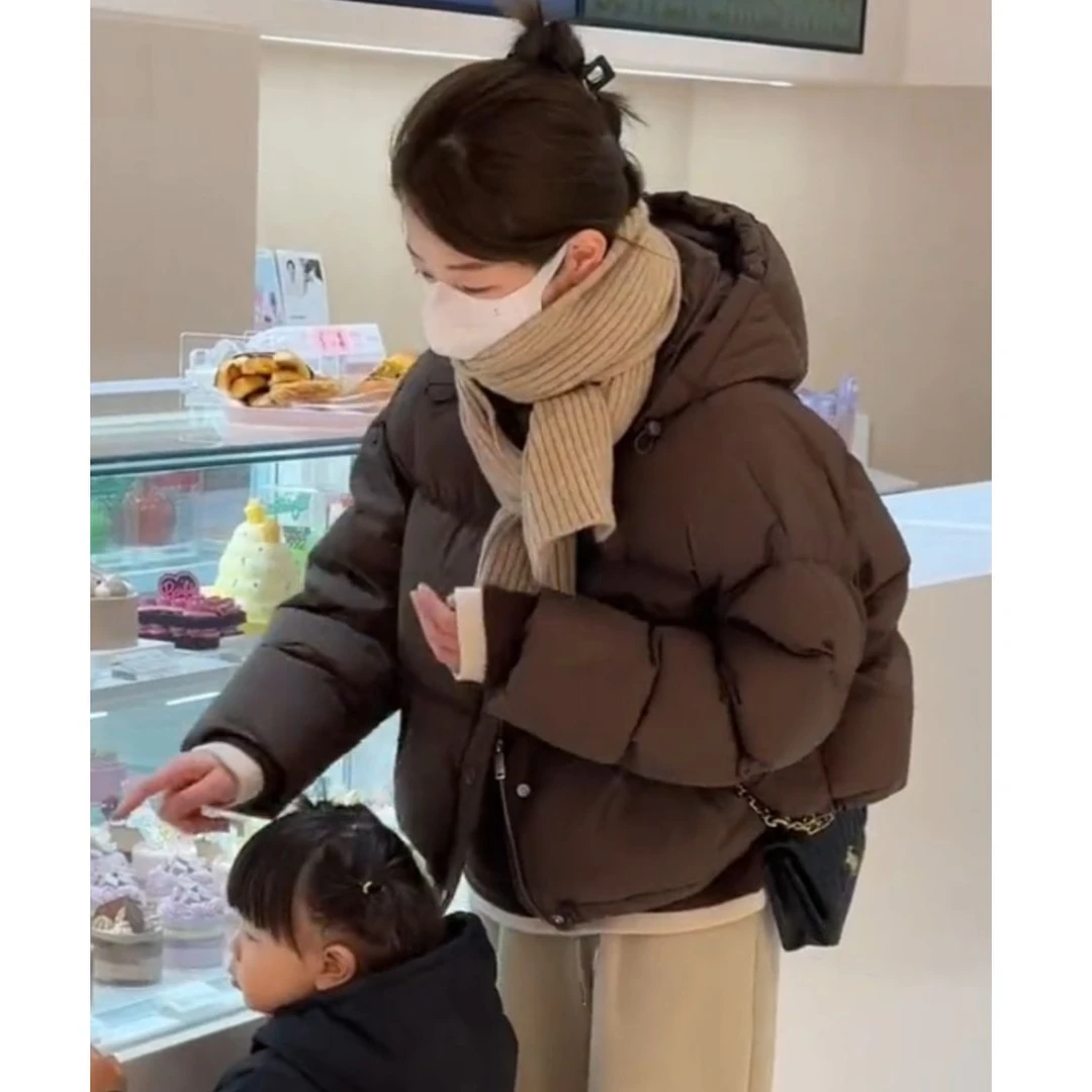 韩系百搭羽绒棉服女短款2024年新款韩版小个子棉衣面包服外套时尚