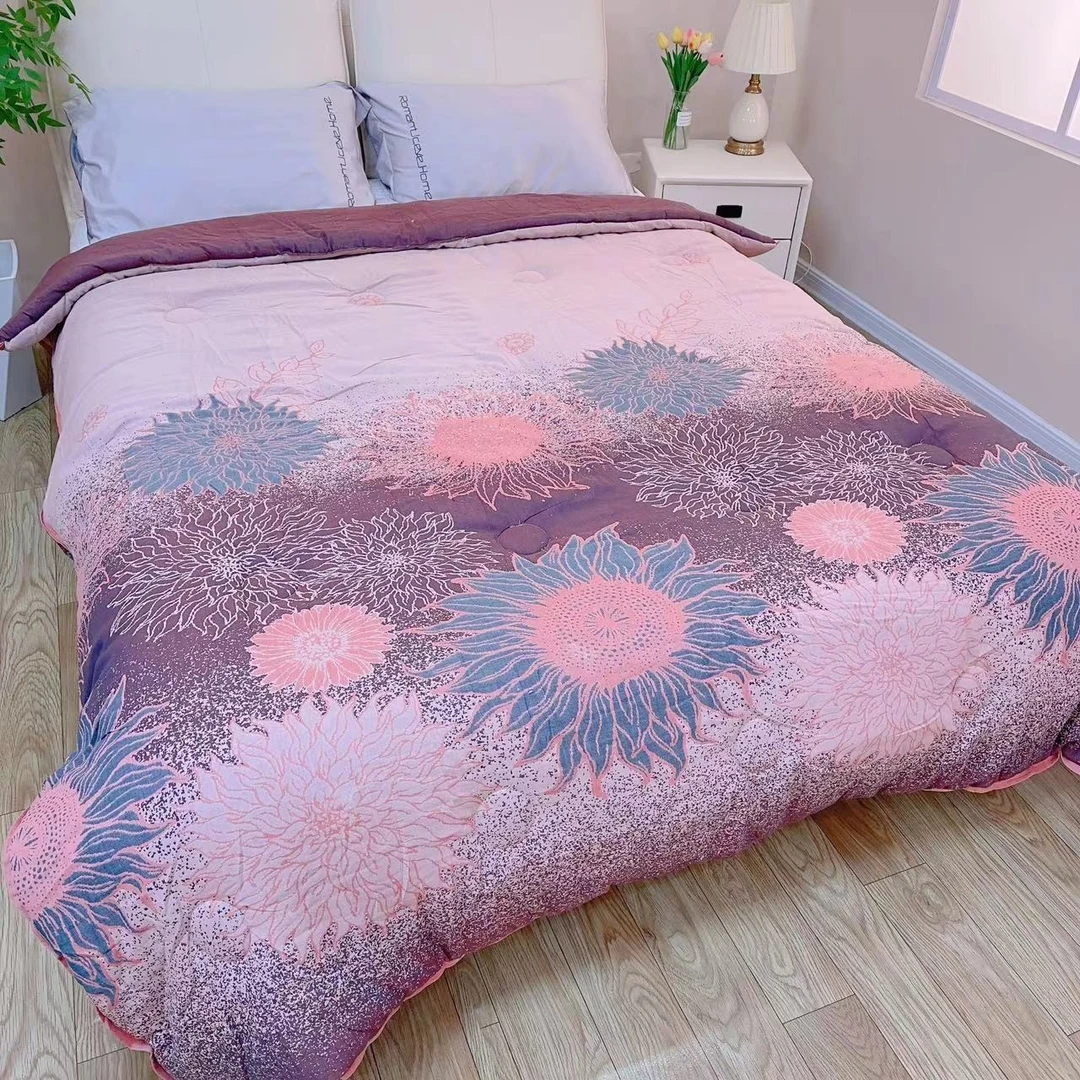 【绚丽多彩】200*230cm全棉加厚大豆被保暖亲肤柔软透气可机洗