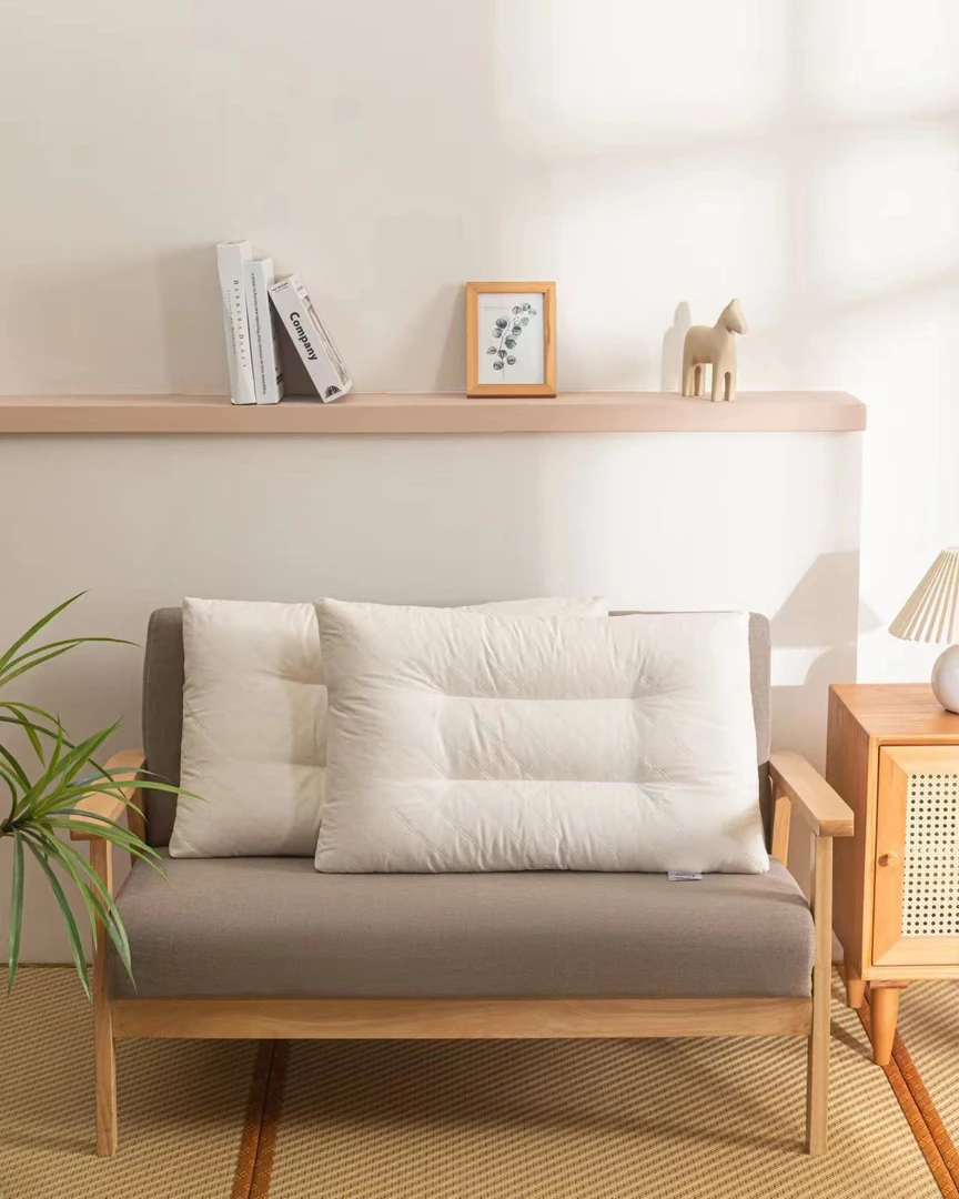 超声波绗缝分区枕芯家用无荧光低枕优棉枕儿童成人护颈枕单只柔软