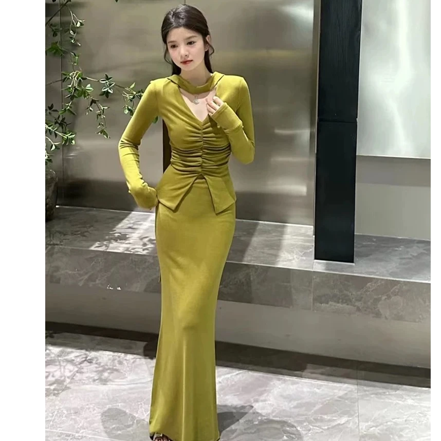 如月原宿高端女装时尚显瘦气质修身轻奢