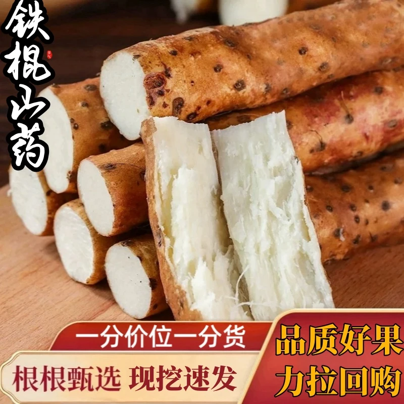 【品质好山药】正宗垆土铁棍山药粉糯香甜孕妇宝宝当季新鲜蔬菜包邮