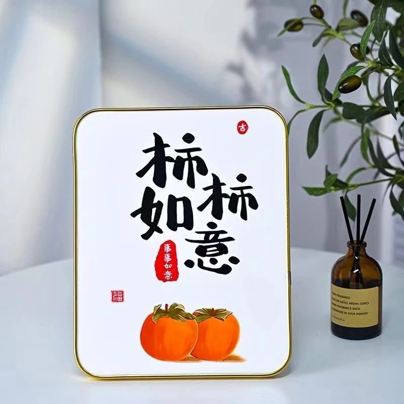 网红轻奢高档酒店家用创意学生事事如意平安喜乐心想事成个性方形