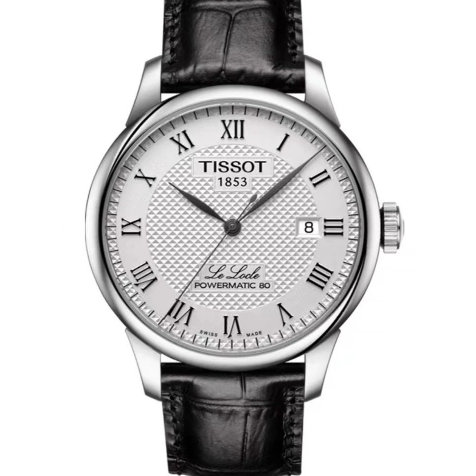99新 Tissot/天梭 奢宝/力洛克白盘/80机芯/瑞士男表/公价4600