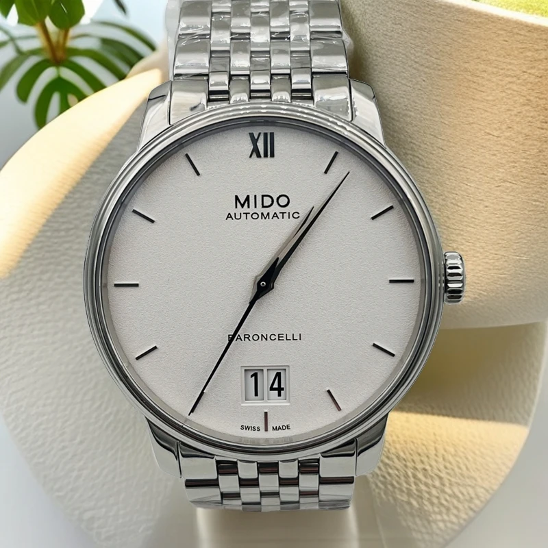 99新 Mido/美度 奢宝/贝伦赛丽/100周年大日历/40表径/瑞士男表