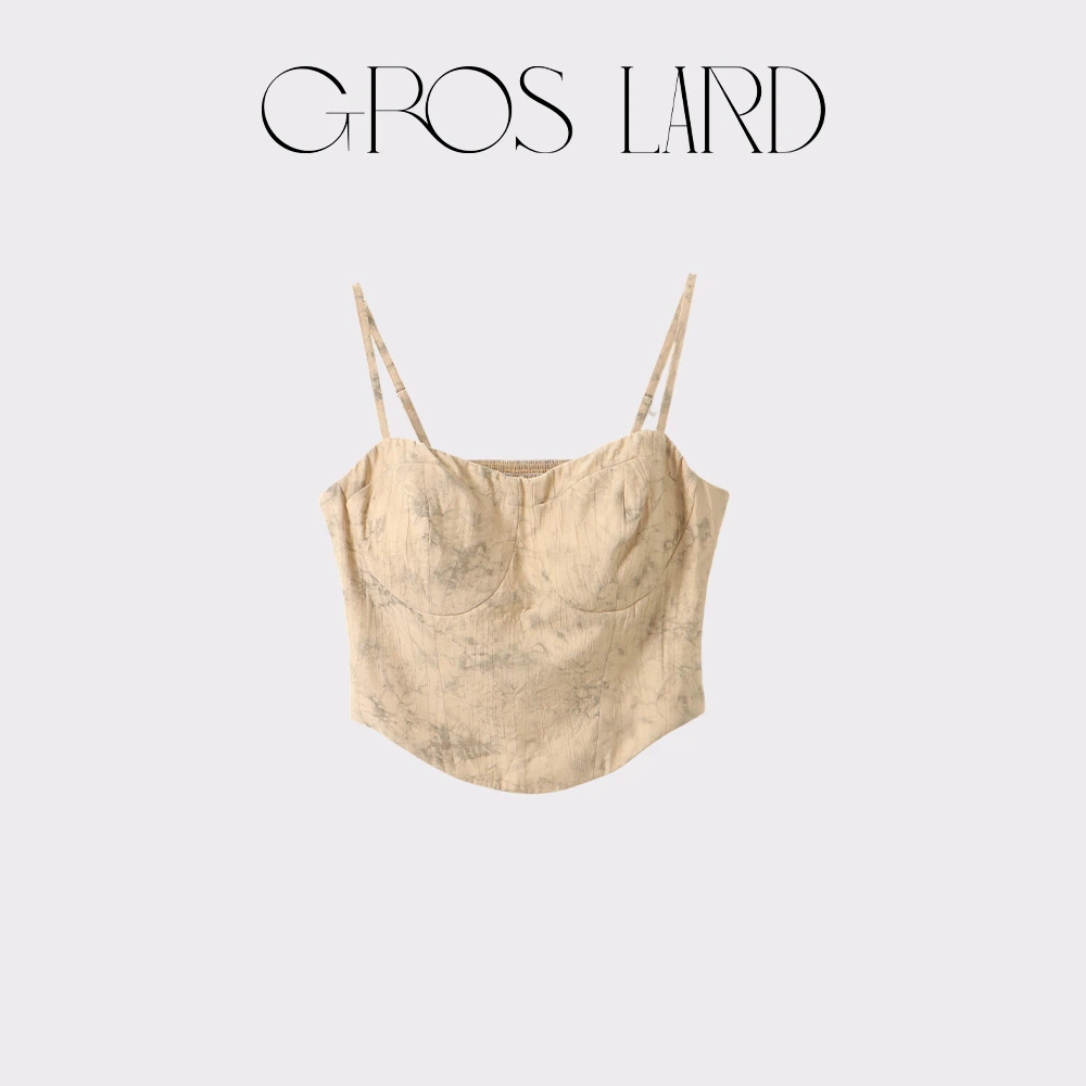 多肉宝贝新中式国风吊带女微胖mm穿气质百搭显瘦背心吊带D236