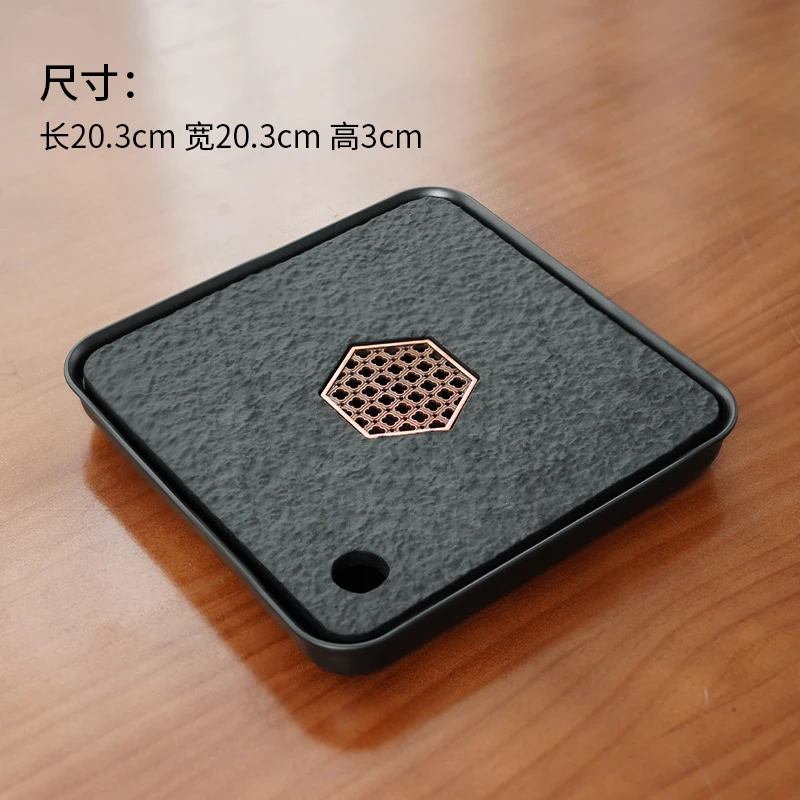 茶盘家用茶台轻奢沥水盘带排水储排两用型干泡盘茶具托盘