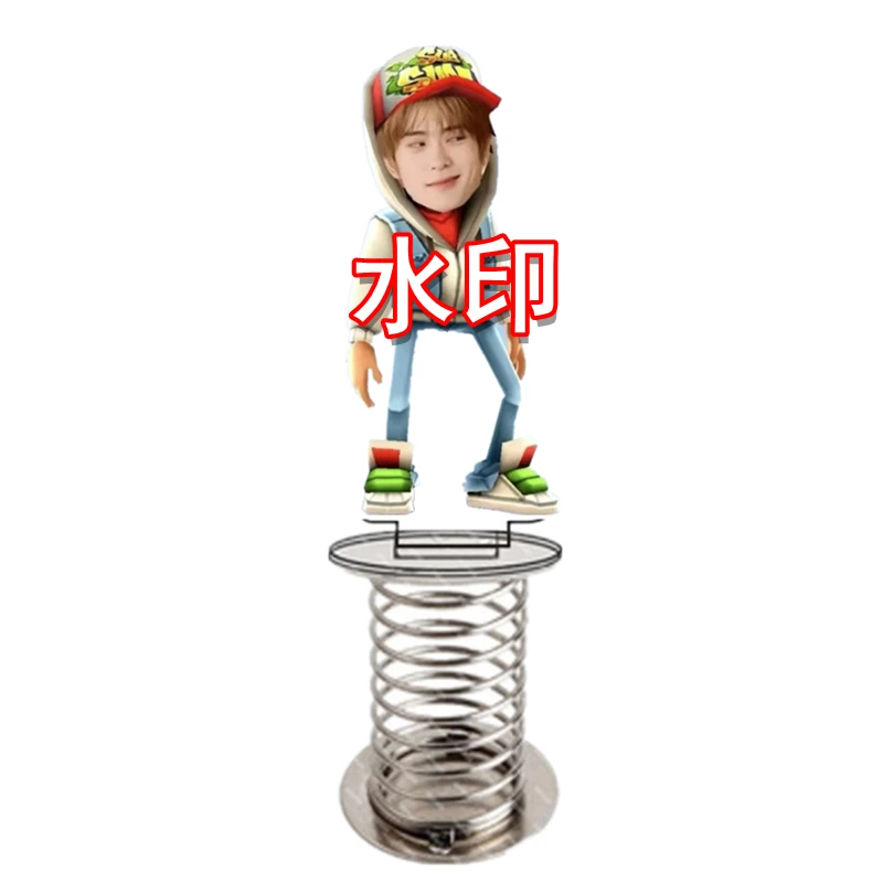 NCT郑在玹JaeHy 地铁跑酷搞笑表情包人形弹簧摇摇乐桌面摆件diy