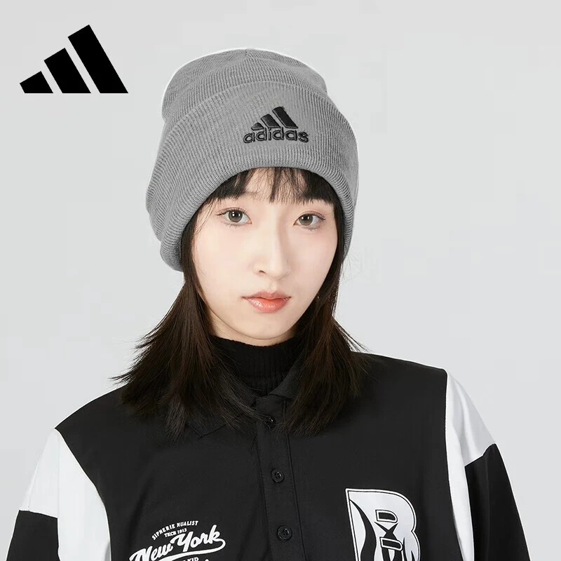 adidas/阿迪达斯男帽女帽2025春季新款运动帽保暖舒适休闲绒线帽