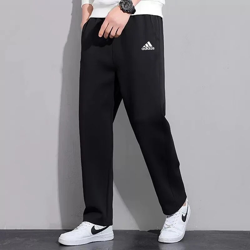 adidas/阿迪达斯运动长裤男装2025秋季新跑步休闲裤针织直筒裤