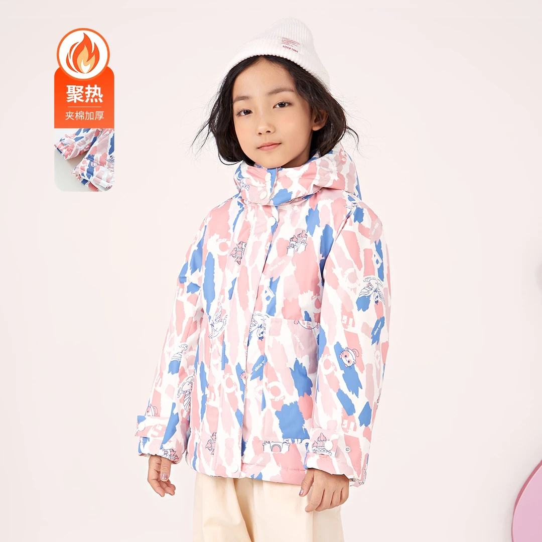 822247013童带帽棉衣