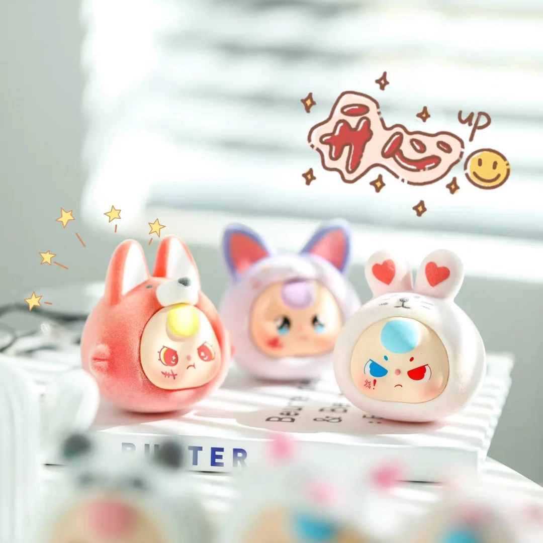 【猜一猜】点点喵莉菈派派招财喵 正品潮玩摆件