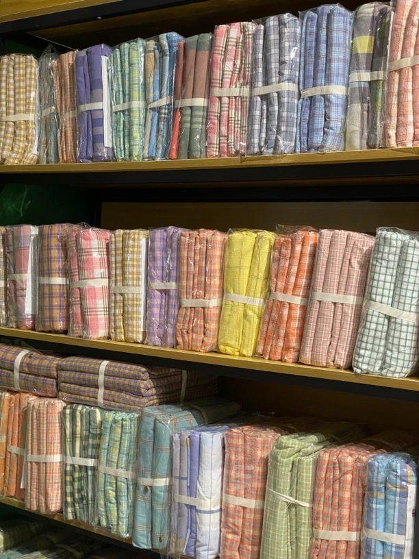 水洗棉色织印染标准200*230四件套床上用品