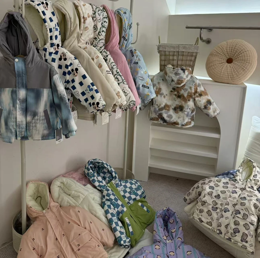 【扣编码拍】24款加绒加厚男女宝宝舒适百搭棉服轻盈保暖时尚外套
