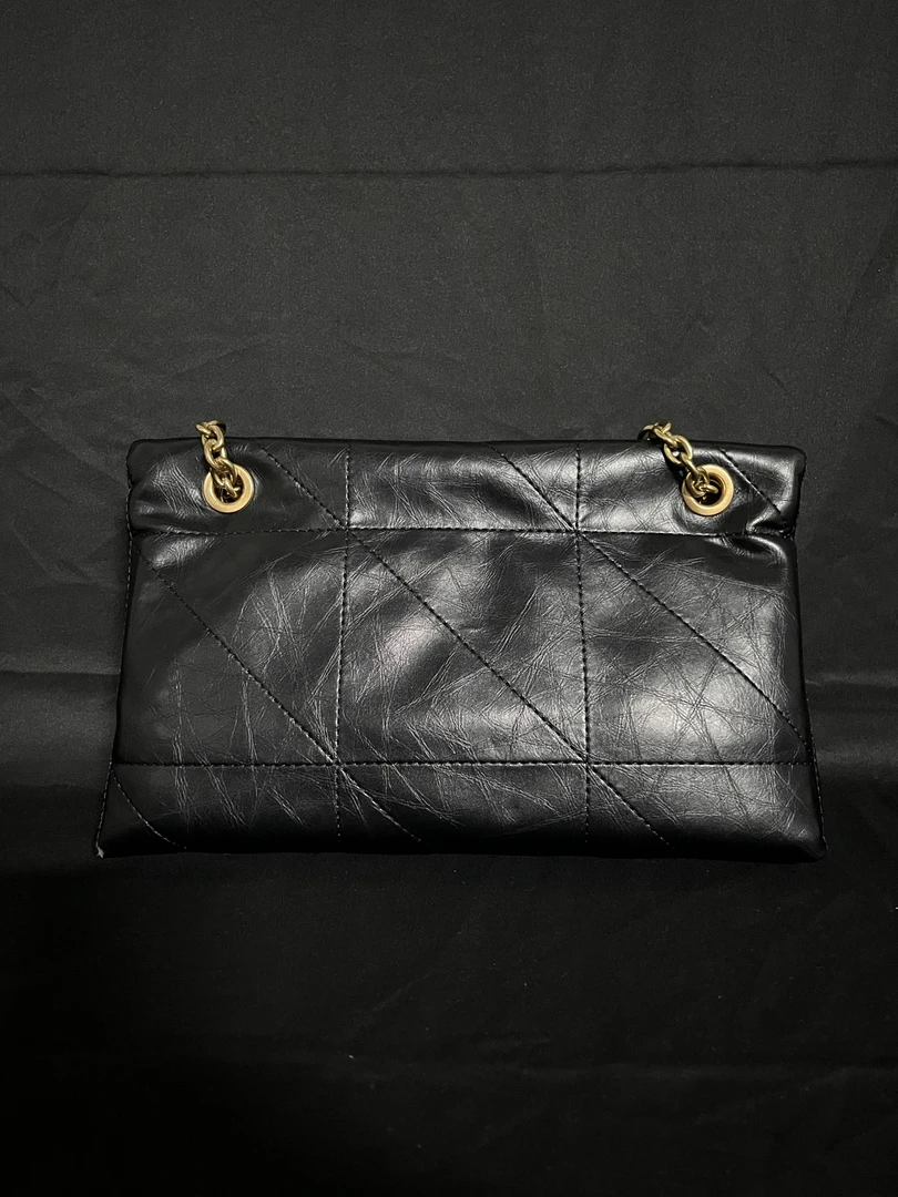 LQ-WITH-QUEEN真皮女包0070链条黑色