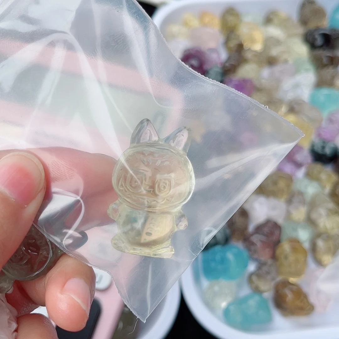 紫晶颈饰银S925镶嵌海*桃黄水拉布布