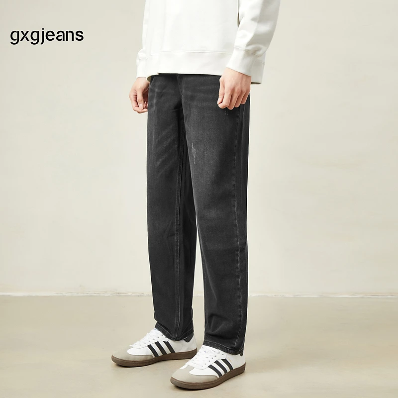 gxg jeans商场同款男装2024年秋季直筒牛仔百搭长裤J24D10507853