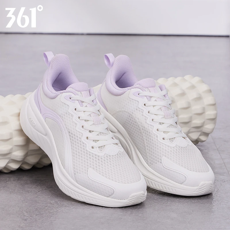 柔步3.0|361女鞋运动鞋2025秋季轻薄网纱透气跑步鞋轻便软底鞋子