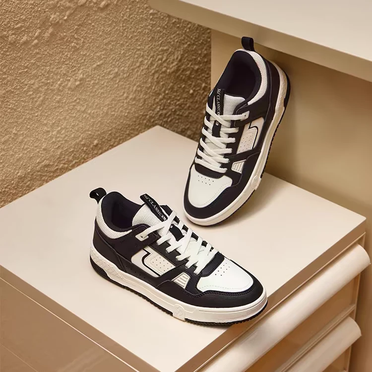 腾云361男鞋运动鞋2025秋冬款鞋子休闲鞋情侣鞋黑白熊猫板鞋女