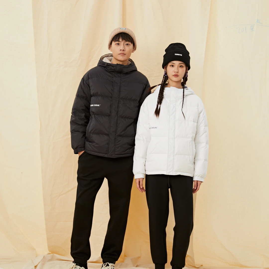 FOE福依2023冬季新款情侣羽绒服时尚百搭K9097213休闲经典宽松