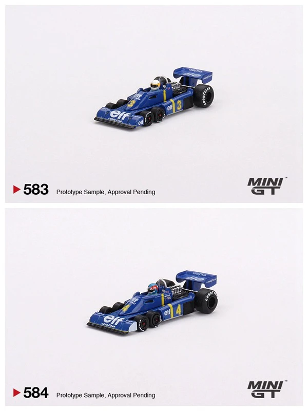 MINIGT 1/64  F1泰瑞尔 Tyrrell P34 合金车模 583 584