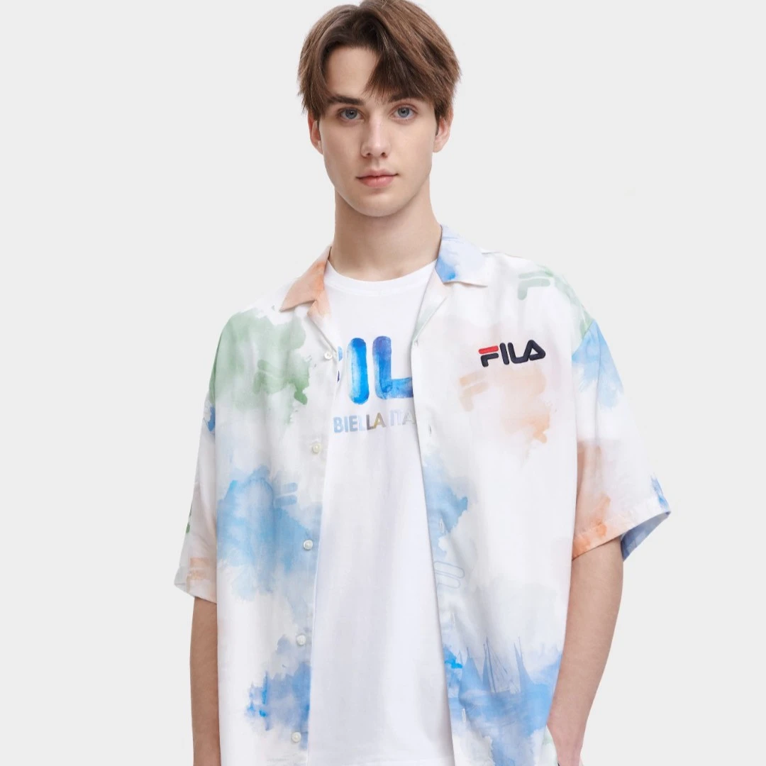 Fila/斐乐男生短袖外套时尚休闲运动百搭夏季户外透气F11M328401F