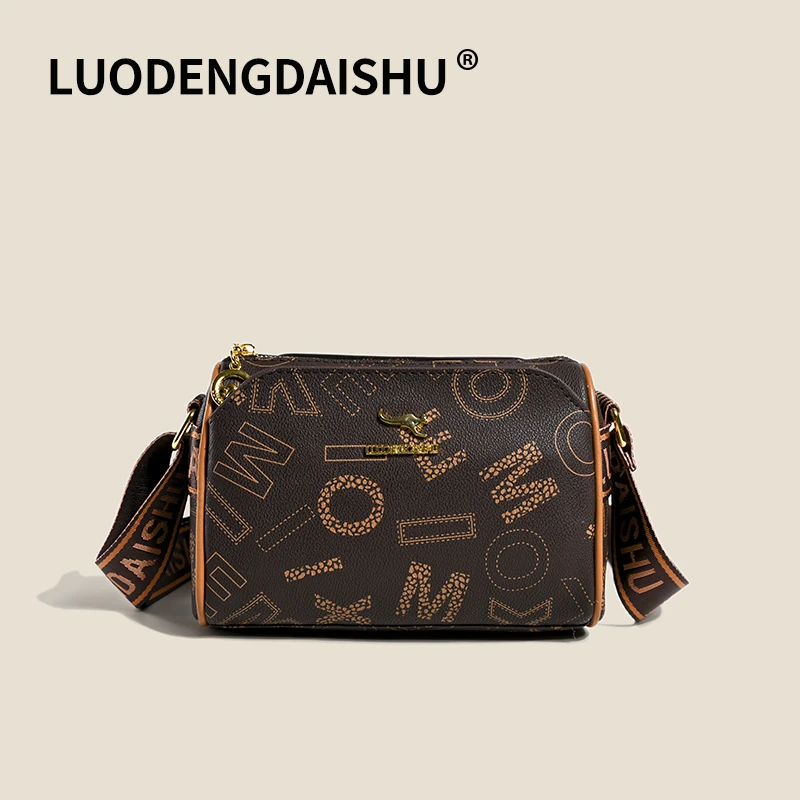 时尚百搭复古经典印花单肩枕头包肩包时尚百搭复古经典印花单肩