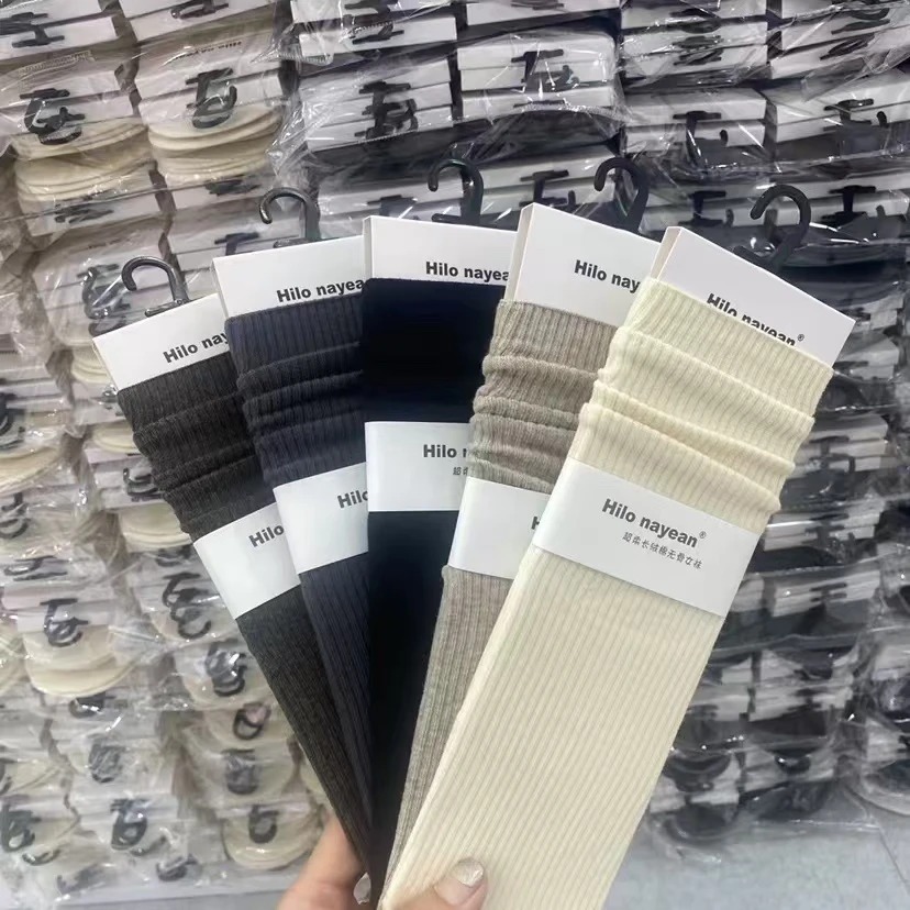 人手必留~韩系百搭无骨堆堆袜