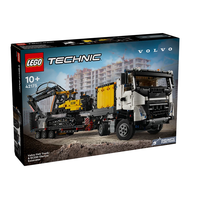 LEGO乐高机械组42175FMX卡车和EC230绿色动力挖掘机 拼搭积木